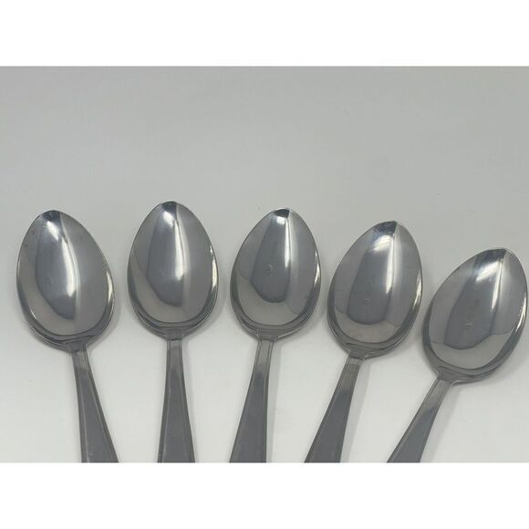 Schulze 66 BWU Germany Vintage Rare Stainless Steel Table Spoons 8.5” Set Of 5 - Picture 4 of 8